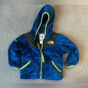 The North Face Vibrant Blue Fleece with Neon Accents